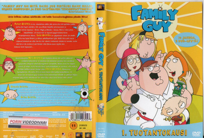 Family Guy Kausi 1. (11 208) k -FI- DVD suomik. (2) 5h 12m