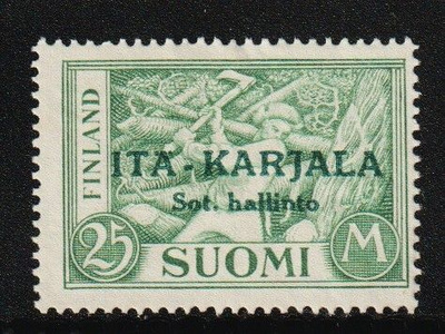 Itä-Karjala 25mk leimaamattomana
