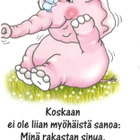 kortti ** Ansio Marleena Norsu tai panda - erilaisia - pikkukuva 4