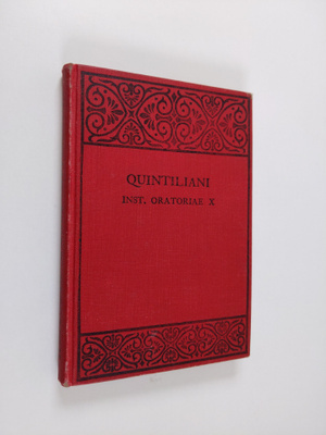 W. Peterson : Quintiliani institutionis oratoriae liber X