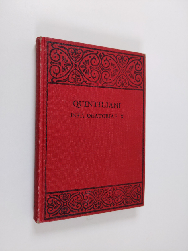 W. Peterson : Quintiliani institutionis oratoriae liber X