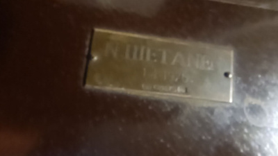 Vanha Kiikarikotelo Hopea Kyltti 813