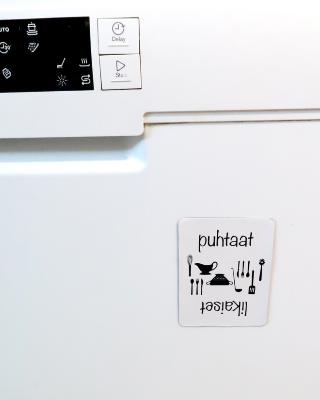 Magneetti puhtaat-likaiset astianpesukoneelle