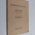 F. Gustafsson : Exercitia latina - Aakkosellinen sanaluet... - pikkukuva 1