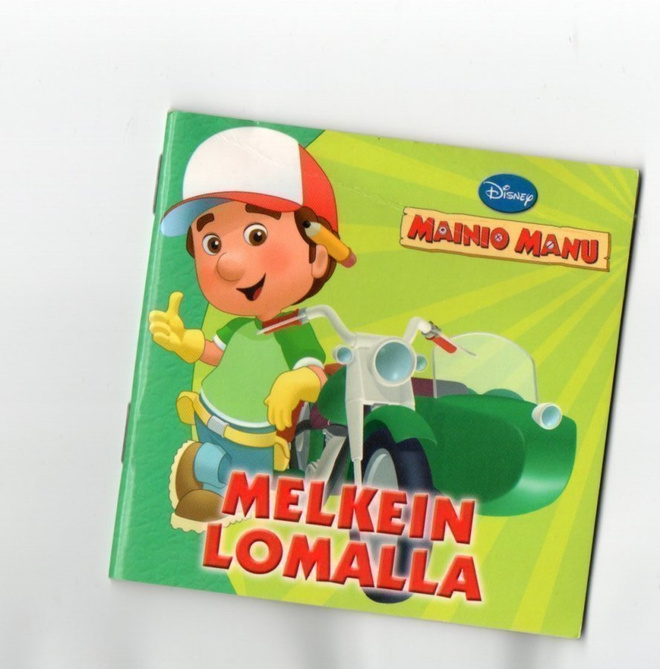 MINIKIRJA °°MELKEIN LOMALLA°°  / (Mainio Manu) Disney