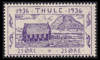 Grönlanti T3 ** Thule 25 öre (1935)