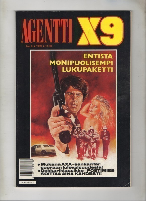 Agentti X9  n:o 6 1989 Postimies soittaa aina kahdesti.