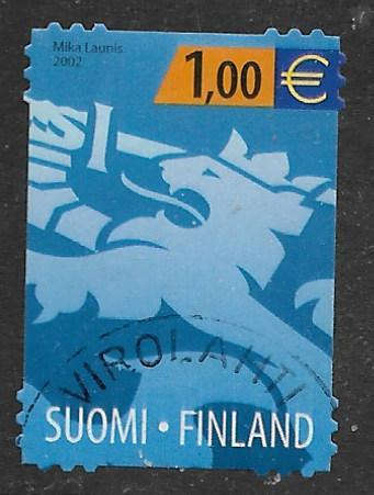 Yleismerkki 1€ 2002 (LAPE 1602) O