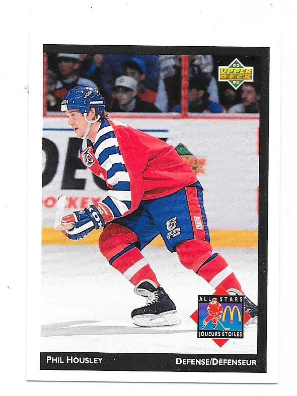92-93 McDonalds UD All-Stars #McD8 Phil Housley Winnipeg