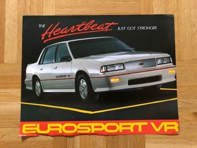 Esite Chevrolet Eurosport VR, 1980-luku, GM USA