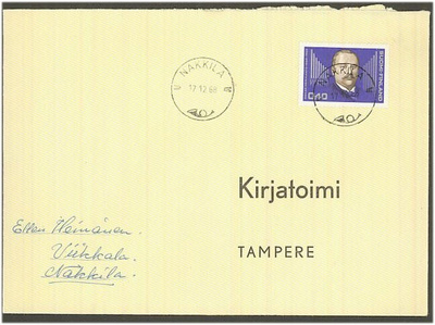 1968 Merikanto loistoleimainen kirje