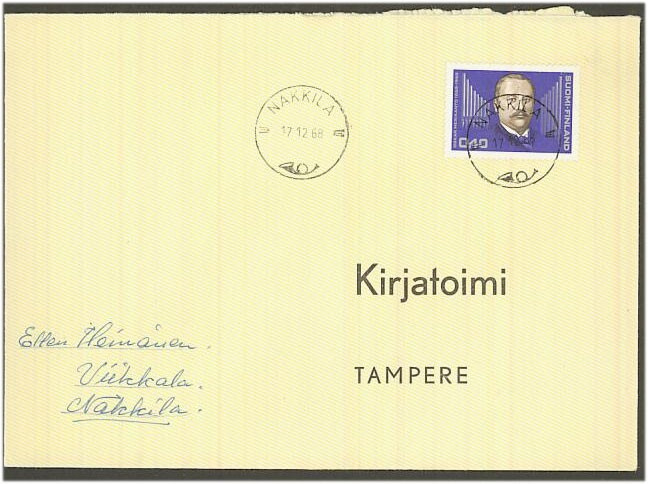 1968 Merikanto loistoleimainen kirje
