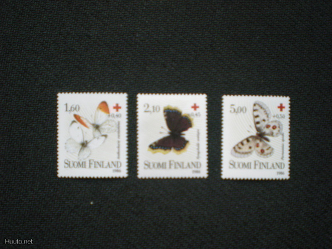 Punainen Risti PR-sarja 1986 - LaPe 990-992 **