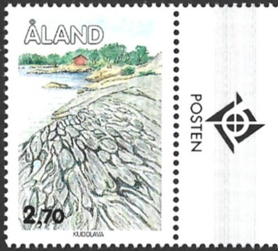 ÅL 1993 Yleismerkit 2,70 mk välilöpari logo ** LaPe 076