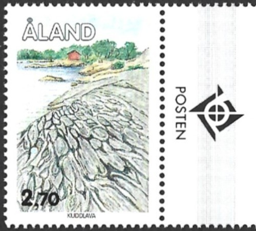 ÅL 1993 Yleismerkit 2,70 mk välilöpari logo ** LaPe 076
