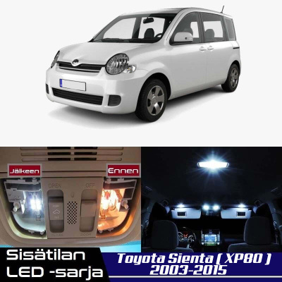 Toyota Sienta (XP80) Sisätilan LED-sarja 6-osain