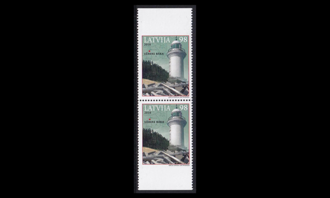 Latvia 794DD ** Majakka Užava vihkopari (2010)