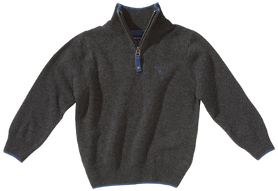 GANT tummanharmaa NEULE vetoketjulla 110/116 cm, ovh 89 €