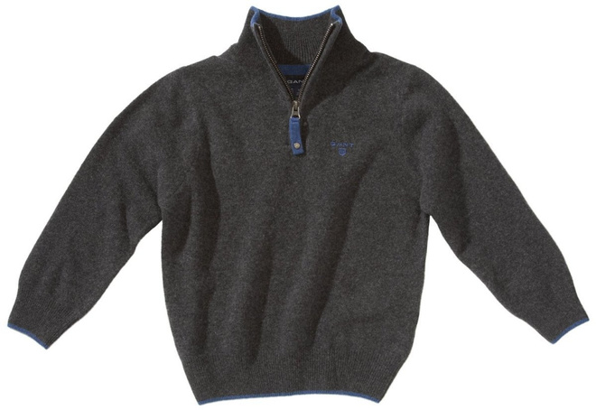 GANT tummanharmaa NEULE vetoketjulla 110/116 cm, ovh 89 €