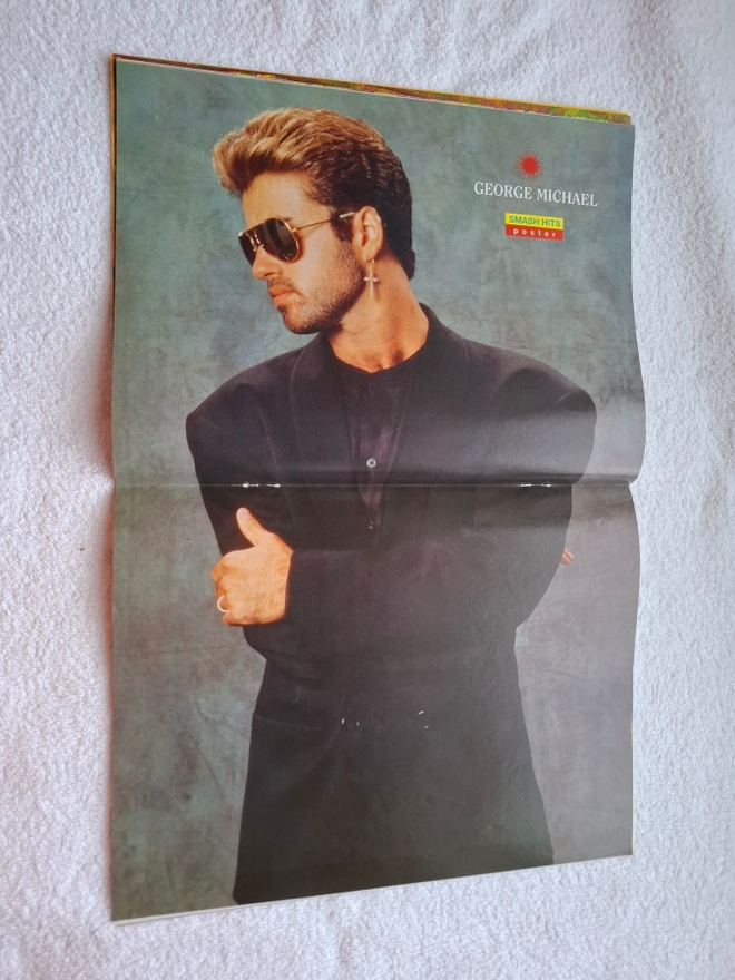 GEORGE MICHAEL Original Vintage Smash Hits Magazine Poster