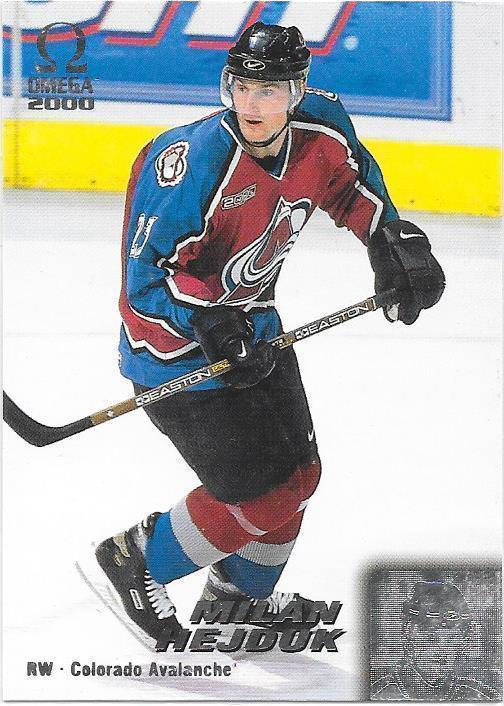 1999-00 Pacific Omega #63 Milan Hejduk Colorado Avalanche