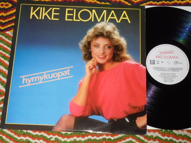 KIKE ELOMAA - Hymykuopat - LP 1985 EX