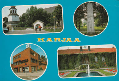 KIRKKOKORTTI - KARJAAN KIRKKO - 1