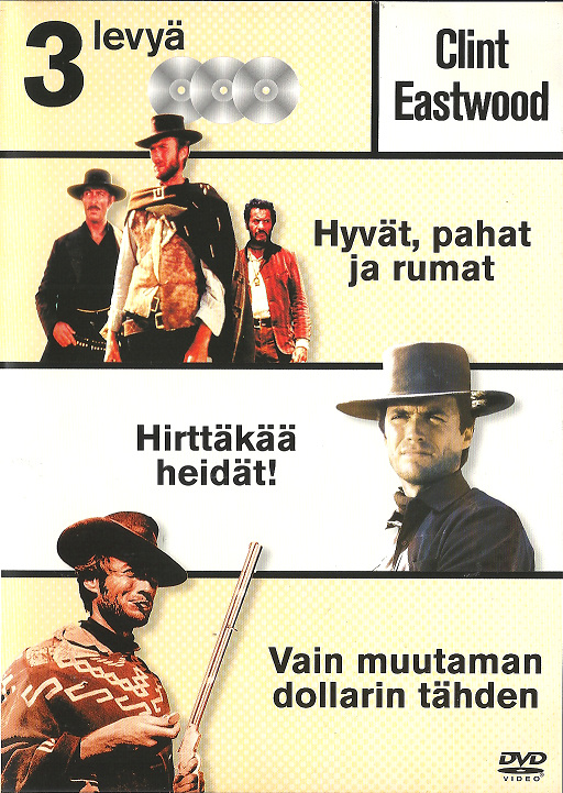 Clint Eastwood - kokoelma (3 DVD)