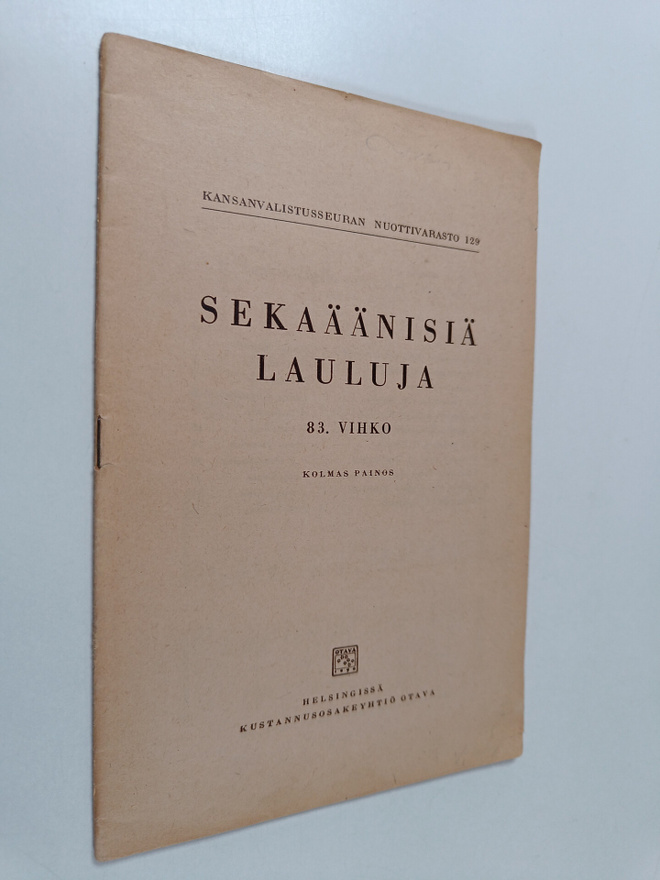 Sekaäänisiä lauluja - 83. vihko