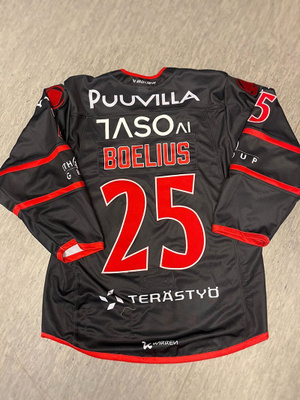 Boelius Karhu pelipaita Porin Ässät pelaamaton
