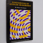 Robyn M. Dawes : Fundamentals of attitude measurement - pikkukuva 1