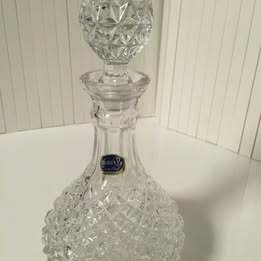 Bohemia kristallikarahvi, 30 cm, alkuperäinen tarra