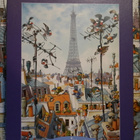 Palapeli 1000 p. Pariisin Eiffel-torni (piirros) - pikkukuva 1