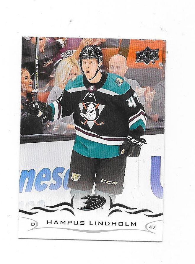 2018-19 Upper Deck #253 Hampus Lindholm ,Anaheim Ducks