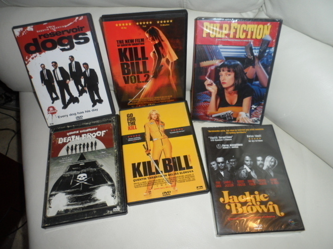Tarantino movies 6 dvd 2kpl avaamatonta