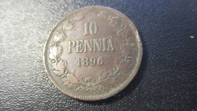 10 penniä 1896