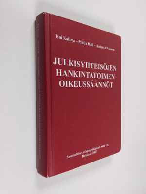 Kai Kalima : Julkisyhteisöjen hankintatoimen oikeussäännöt