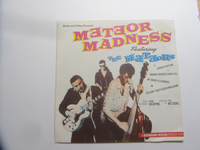 The Meteors: Meteor Madness  7" EP  1981