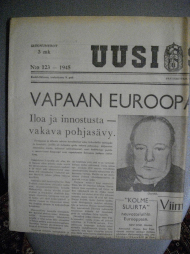 Uusi Suomi Nro 123/9.5.1945 (23.1)