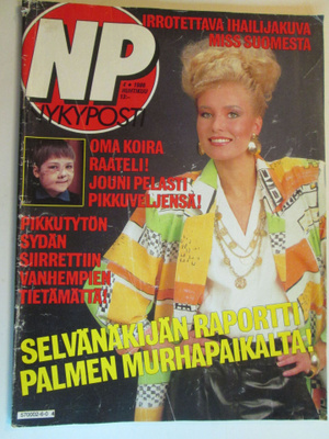 NYKYPOSTI LEHTI 4 / 1986 SISÄLLYSLUETTELO KUVA 2 ja 3