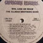 The Allman Brothers Band : Win,Lose Or Draw. - pikkukuva 4