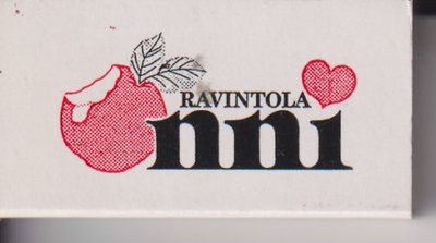 Oulunsalo, Ravintola Onni  tulitikkuaski  e17