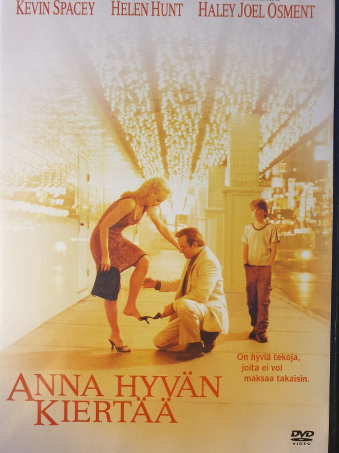 ANNA HYVÄN KIERTÄÄ DVD (Kevin Spacey ja Helen Hunt)
