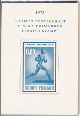 Suomen Postin postimerkkien vuosilajitelma vuodelta 1973