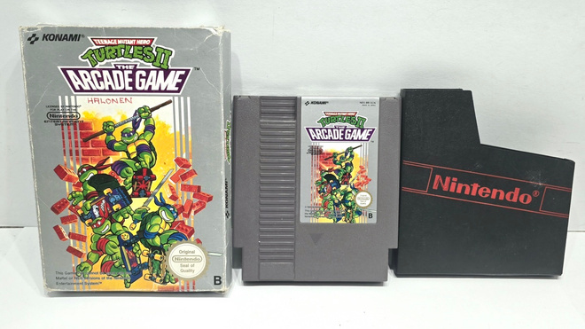 NES - Teenage Mutant Hero Turtles II Arcade Game