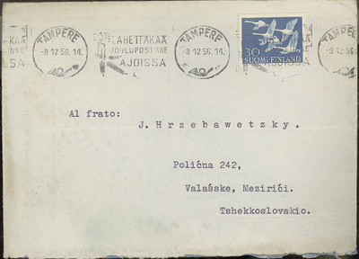 1956 Pohjola 30 kirje CSRään