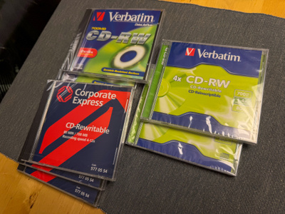 CD-RW 700Mb levyjä (7 kpl)