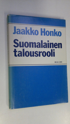 Jaakko Honko : Suomalainen talousrooli