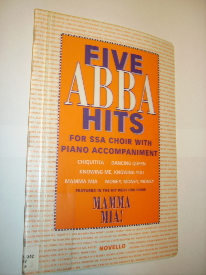 ABBA Nuottikirja - FIVE ABBA HITS (Sis.postikulut)