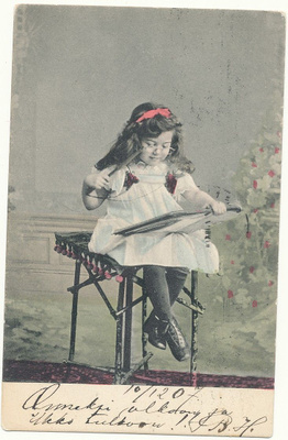 TYTTÖNEN ja kirja - kulk. 1907